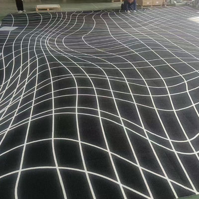 Tejas de alfombra de nylon reversibles cuadradas para una fácil instalación en oficinas y salas de reuniones