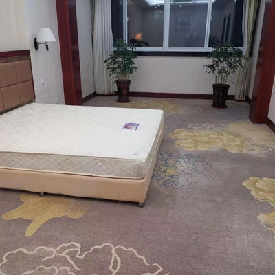 Alfombra de diseño personalizada de lana / seda con almohadilla para sala de estar de alfombra de lujo