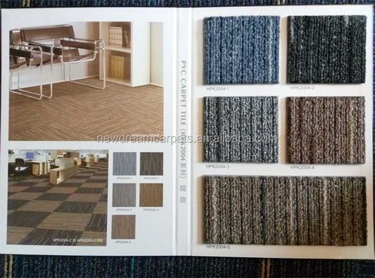 Alfombra de oficina de PP / Nylon 50x50 Alfombra modular de pila de bucle US 2.5-20 / metro cuadrado