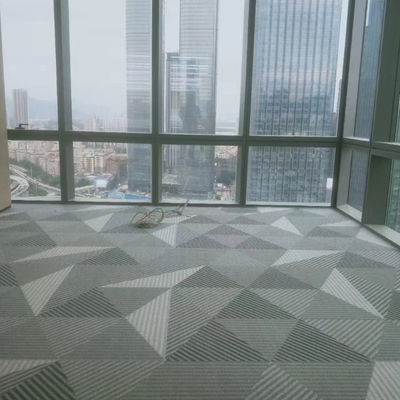 Hoteles de 5 estrellas Plaza de tejas de alfombras de nylon impresas hechas por nylon con respaldo modular de PE