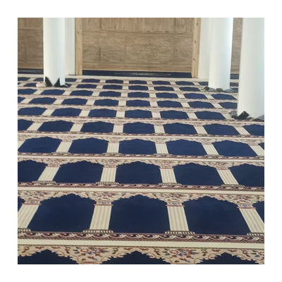 Rollo de alfombra de oración de pared a pared en estilo rectángulo para la oración musulmana