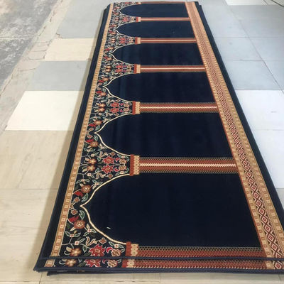 Rollo de alfombra de oración de pared a pared en estilo rectángulo para la oración musulmana