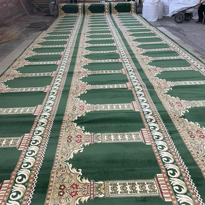 Alfombra de alta calidad para lugares comerciales Alfombra de mezquita Alfombra de iglesia de Axminster