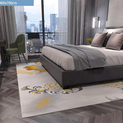 Alfombra de lana de corte moderno de pila de mano para el salón del hotel Diseñador de lujo personalizado