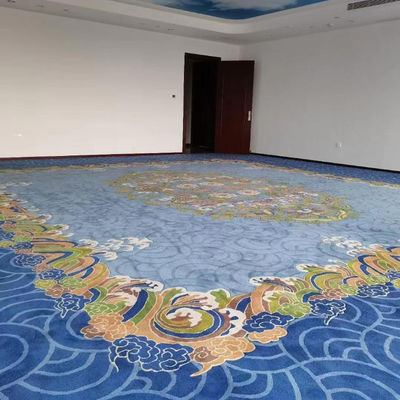 Alfombra de alta calidad con patrón floral hecho a mano Alfombras de lana de Zelanda para hoteles de 5 estrellas