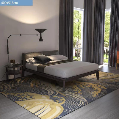 Alfombra de alta calidad con patrón floral hecho a mano Alfombras de lana de Zelanda para hoteles de 5 estrellas