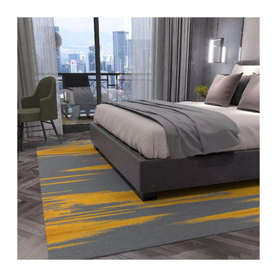 Alfombra impresa personalizada de pila alta para decoración de hotel de estilo de diseño moderno