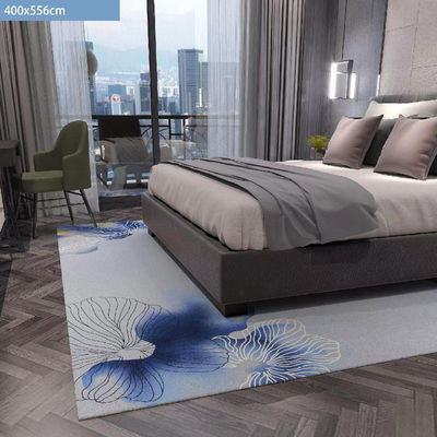 Alfombra impresa personalizada de pila alta para decoración de hotel de estilo de diseño moderno