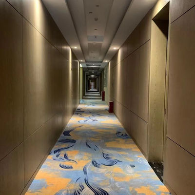 Impresión personalizada de alfombras de pila alta en material de nylon para pisos de hoteles