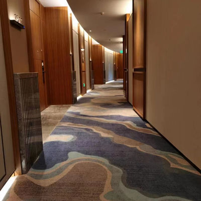 Impresión personalizada de alfombras de pila alta en material de nylon para pisos de hoteles