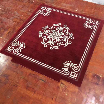 Teppiche 3D de gran tamaño hecho a mano estilo antiguo alfombra de dragón con logotipo personalizado en negro