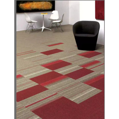 Tejas de alfombra de hotel de impresión de nylon de 50x50 personalizadas para pisos de oficinas y comerciales