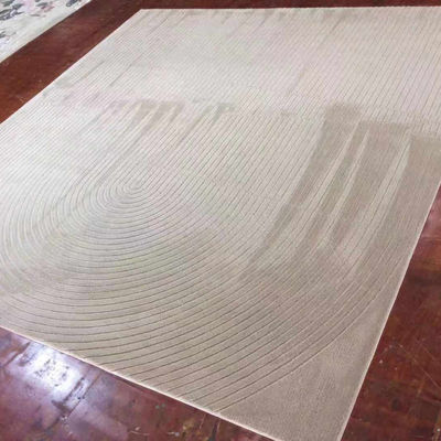 Alfombra marina de seda turca hecha a mano con patrón y artesanía personalizados de trellis