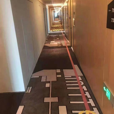 Alfombra hecha a mano de Axminster para la impresión de pisos de hoteles de lujo Diseño personalizado