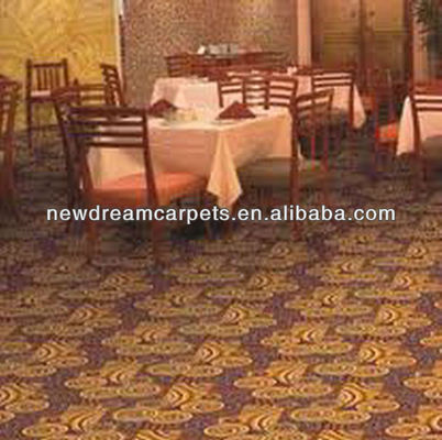 Alfombra de Axminster para hoteles con patrón de pila cortada. Servicio en cualquier momento. Llame al 86 0757-29323616