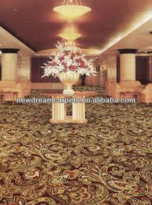 Alfombra de Axminster para hoteles con patrón de pila cortada. Servicio en cualquier momento. Llame al 86 0757-29323616