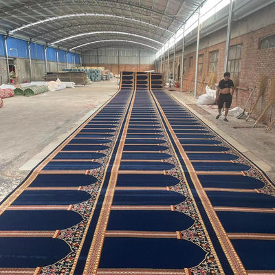Rollo de alfombra de mezquita lavable a mano o en máquina en cualquier color para oración de pared a pared