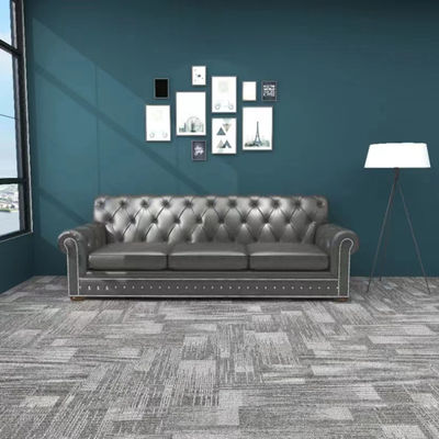espesor total 6±1 mm 100% de nylon 50x50 Tejas de alfombra para oficinas y entornos comerciales