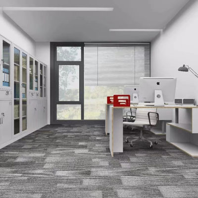 espesor total 6±1 mm 100% de nylon 50x50 Tejas de alfombra para oficinas y entornos comerciales
