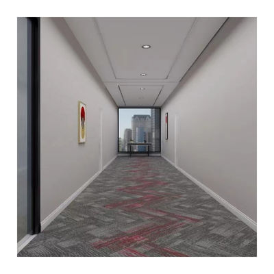 50x50cm Cuadrados Tejas de alfombra de lujo 100% material de nylon para oficinas de forma rectangular