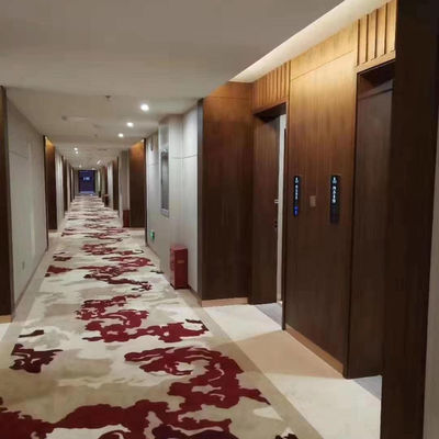 Sala comercial Alfombras de nylon impresas personalizadas para estilo de diseño moderno de pared a pared