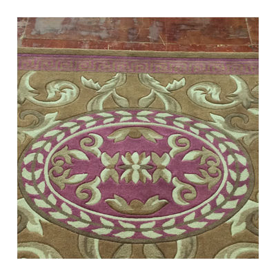 Medium Pile Tufting hecha a mano alfombra de color blanco y alfombra diseño personalizado para el estilo moderno