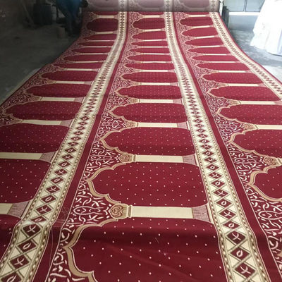 Fácil de limpiar Muro musulmán sólido a la pared de oración alfombra para el rollo de la mezquita Tapis de Priere
