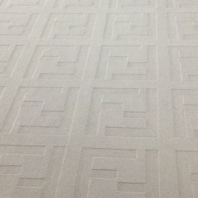 Medium Pile Tufting hecha a mano alfombra de color blanco y alfombra diseño personalizado para el estilo moderno