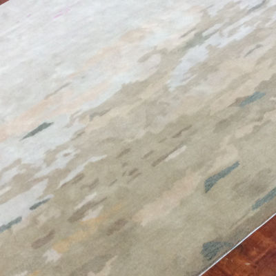 Medium Pile Tufting hecha a mano alfombra de color blanco y alfombra diseño personalizado para el estilo moderno