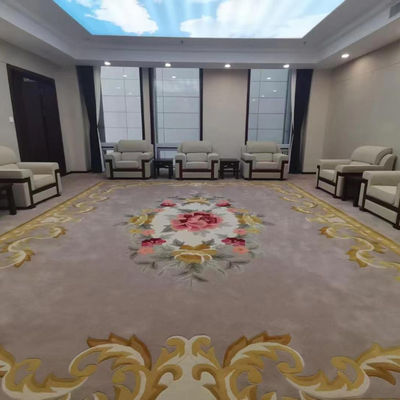 Rectángulo Axminster Hotel Alfombras de lujo estilo dorado Mordenas para recepciones