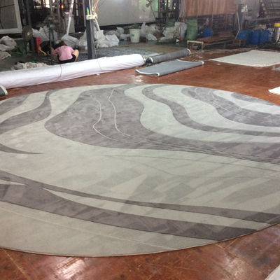 Suave y duradero 100% lana hecha a mano alfombras de seda alfombras altura de la pila 9-17mm
