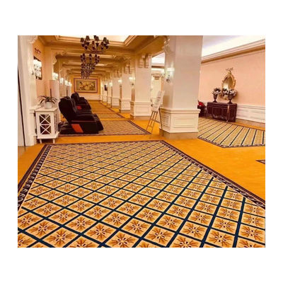 Alfombras de impresión personalizadas de nylon 100% en estilo de diseño moderno para habitaciones comerciales en hoteles