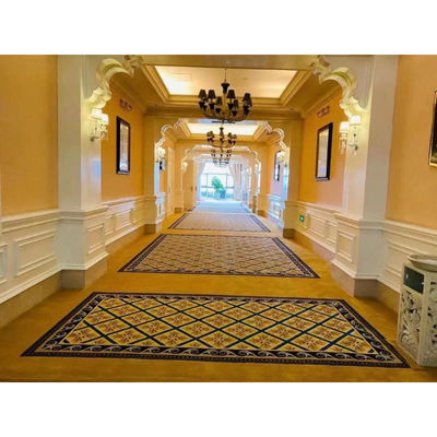 Alfombras de impresión personalizadas de nylon 100% en estilo de diseño moderno para habitaciones comerciales en hoteles