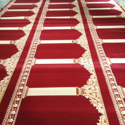 8 mm de altura de pila Antiderrapante de alfombra de la mezquita en el diseño para la mezquita de Pakistán