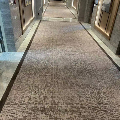 Alfombras de impresión personalizadas de nylon con patrón floral para decoración de hoteles de diseño moderno