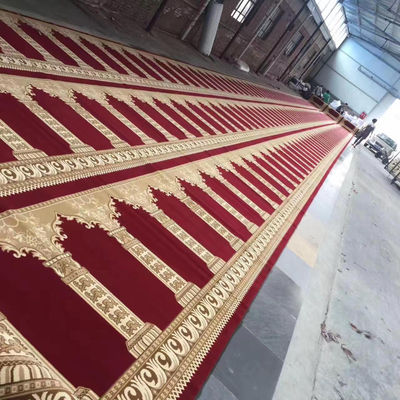 Rollo de alfombra de estilo moderno de mezquita de 4 m de ancho de Pakistán con diseño