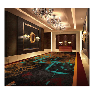 Alfombra de Axminster por metro cuadrado para la impresión de pisos de hoteles de lujo Diseño personalizado