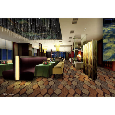 Alfombra de Axminster por metro cuadrado para la impresión de pisos de hoteles de lujo Diseño personalizado