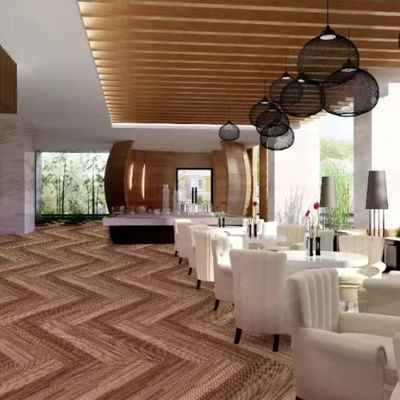 Salón comercial Alfombra extraíble de lujo 50x50 Puzzle Pattern Alfombra modular de oficina