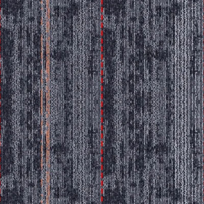 Tejas de alfombra de lujo extraíbles para oficinas Reversibles 6 kg/m2 50x50 Diseño modular