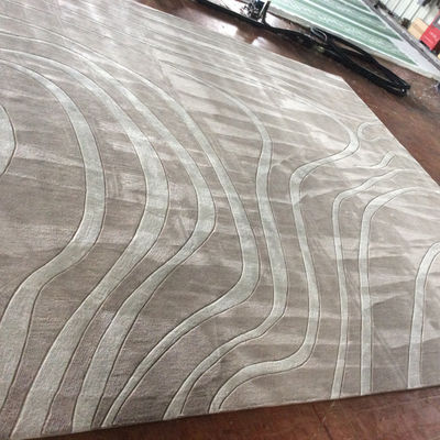 Alfombra floral hecha a mano para la sala de estar del hotel en cualquier diseño y patrón de color