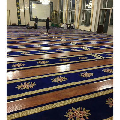 Rectángulo Axminster patrones personalizados 4 * 25 alfombras personalizadas de rollo para alfombra de oración de la mezquita
