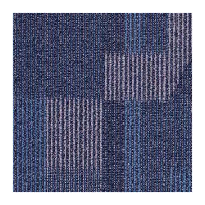 Tejas de alfombra de nylon de oficina 50x50 60.96*60.96 con patrón de pila de bucle plano y jacquard