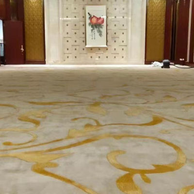 Rectángulo de pila media de diseño personalizado de lujo de diseño de alfombra de lana de diseño personalizado de mano