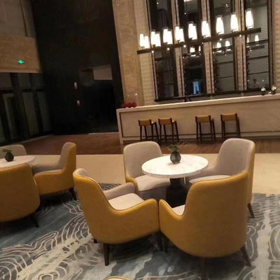 Alfombras impresas de 7 mm de altura de pila en colores y diseños vibrantes para salón o hotel