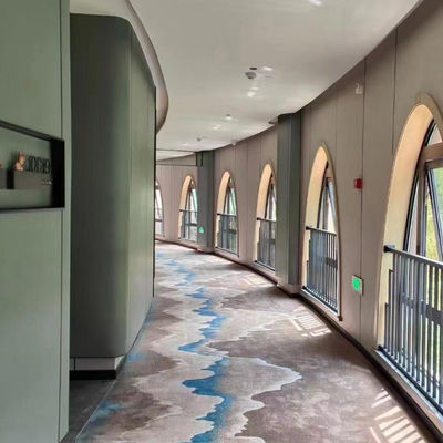 Alfombras de impresión personalizadas de nylon de altura de pila alta para estilo de diseño moderno en hoteles