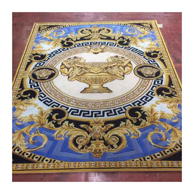 Alfombra de algodón con respaldo de alfombra de diseño de alfombra hecha a mano