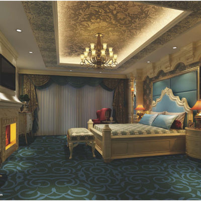 Estilo Clásico 80% Lana 20% Nylon Imprimido Alfombra Axminster para Hotel Alfombra Broadloom