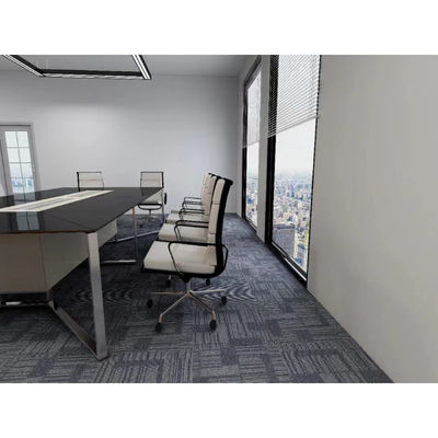 Modelo de rompecabezas de estilo sencillo azulejos de alfombra extraíbles de lujo 50x50 para oficina modular