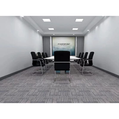 Modelo de rompecabezas de estilo sencillo azulejos de alfombra extraíbles de lujo 50x50 para oficina modular